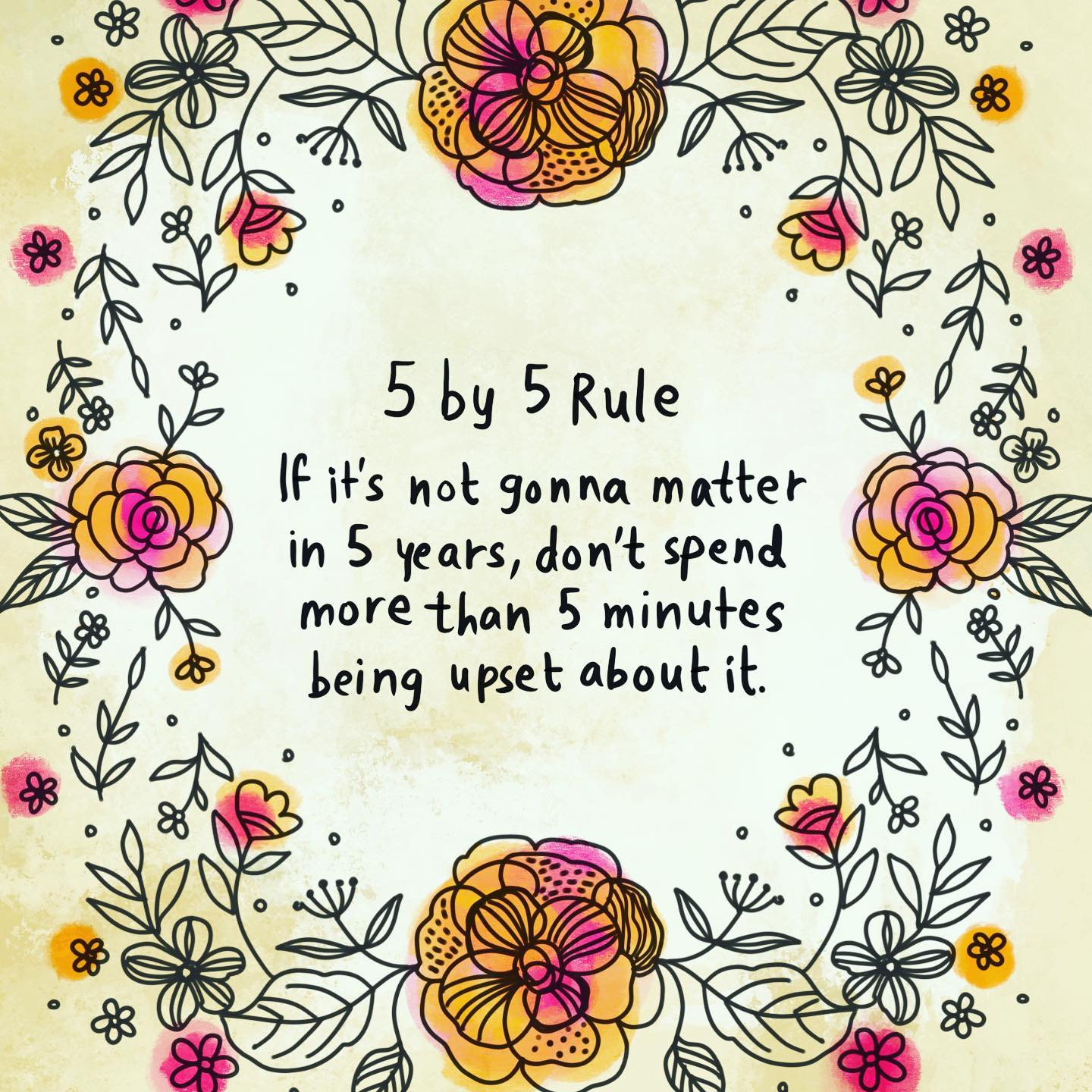 5 by 5 Rule...