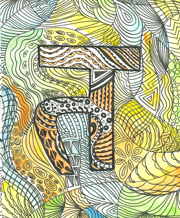 Tangles – Alphabet Art