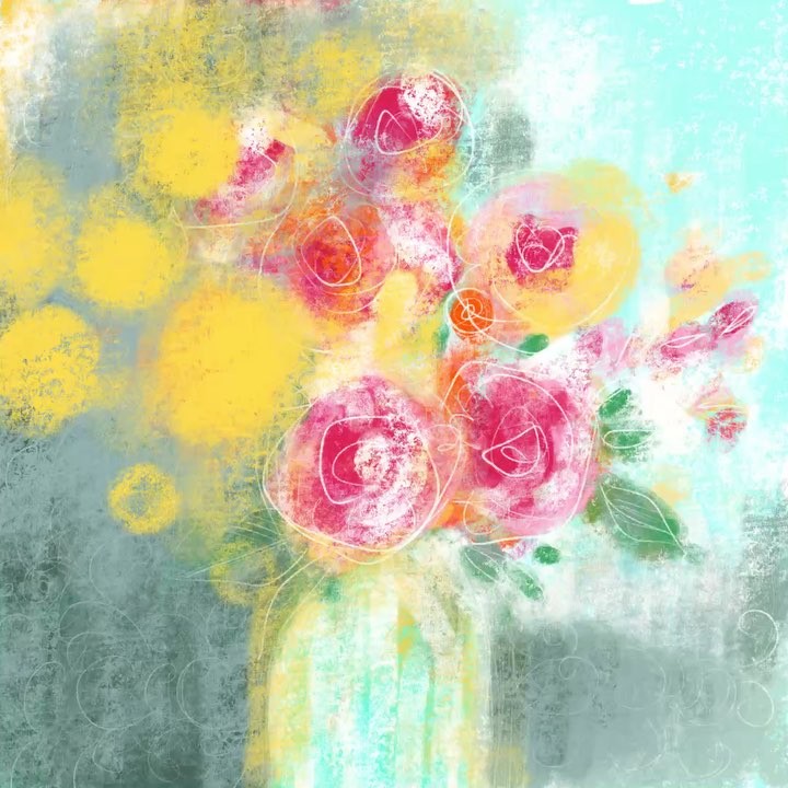 A cold Saturday evening calls for some iPad art…