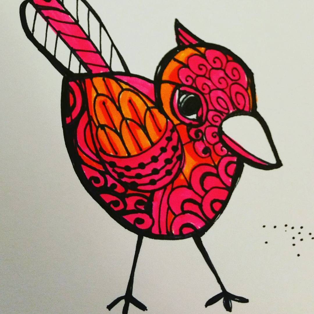 A little bird stopped by y’day…