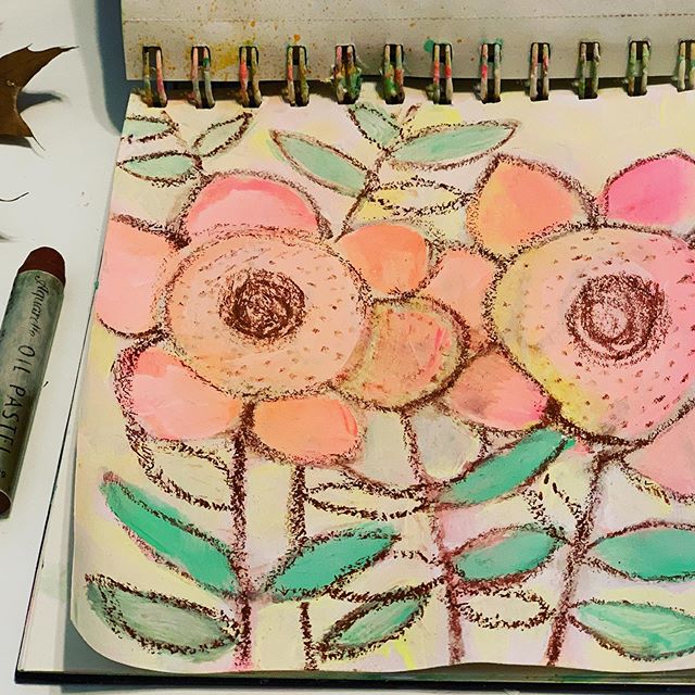 Adding some pinks to the gray day…it has started to get cold here!