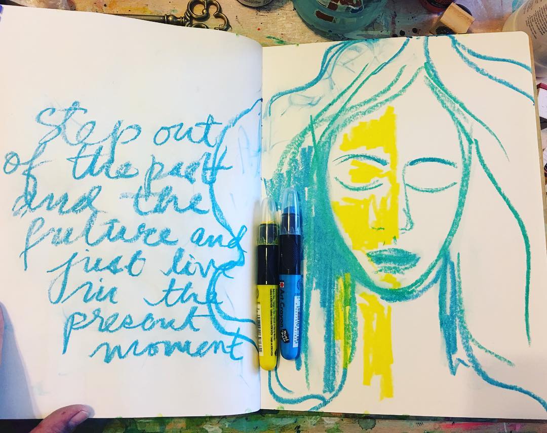 …and remind yourself often to step out of the past and the future and just live in the present moment… @eckharttolle @spirithealthmag