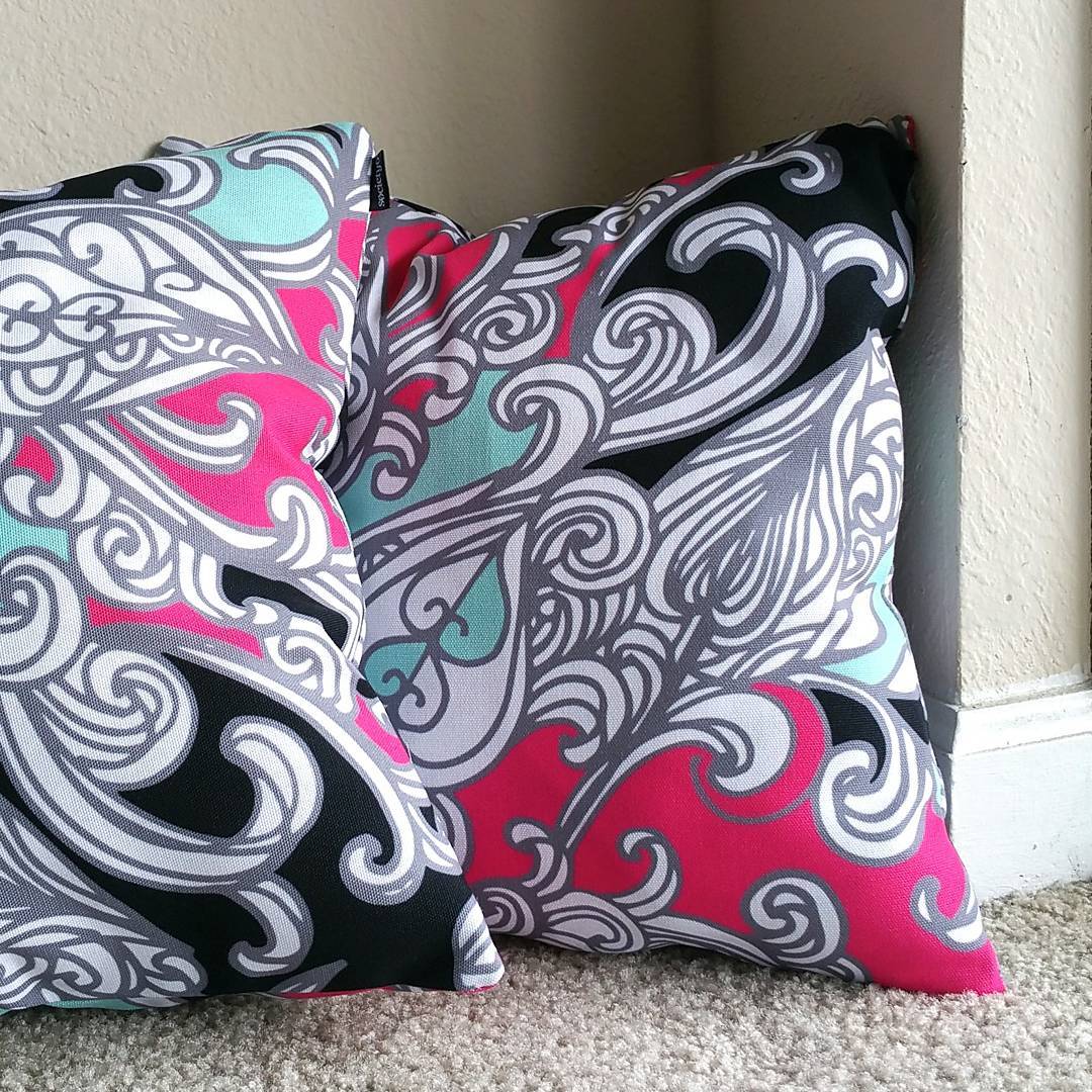 …and these arrived too…now I can curl up with a book and catch up on some reading… Do stop by: https://society6.com/cheenakaul/pillows