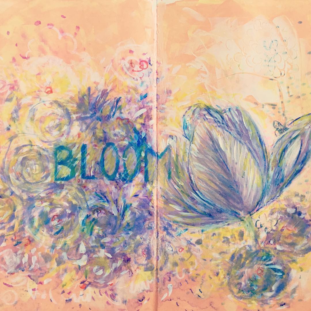 Daily Art Journal…Day 22 BLOOM