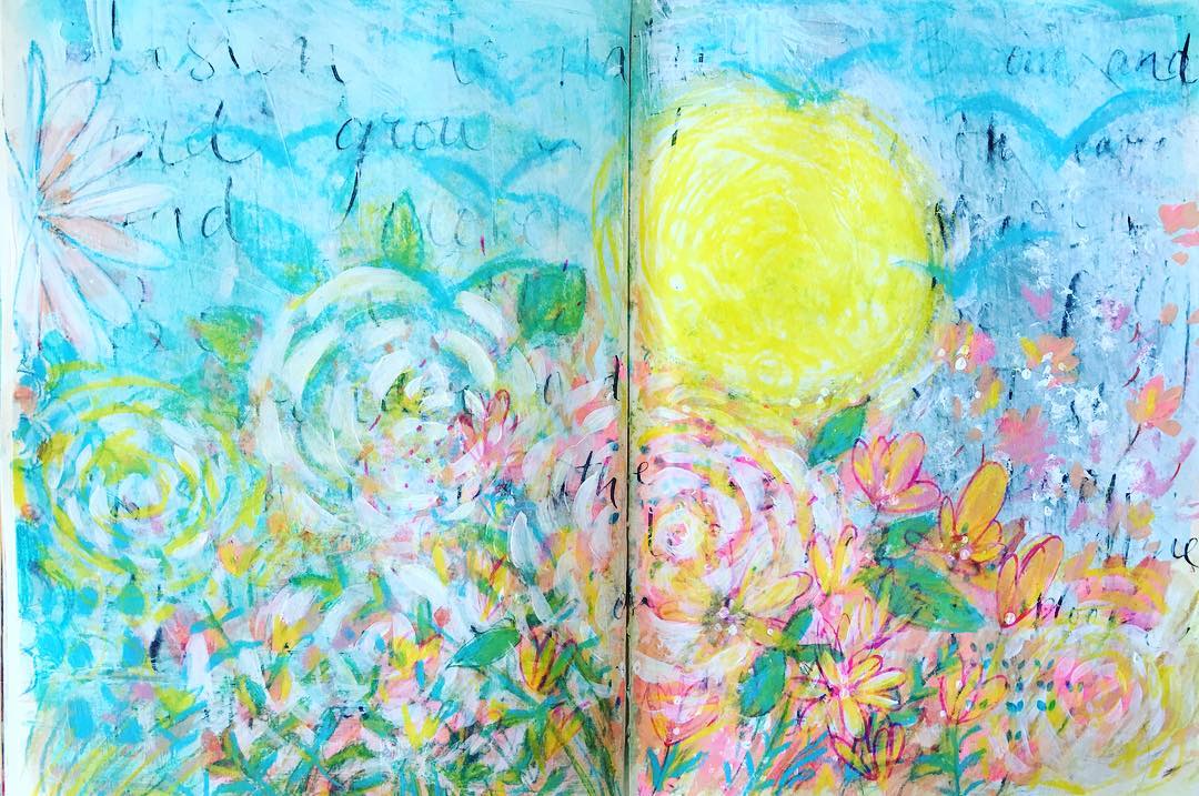 Daily Art Journal...Day 29

Listen to nature ~ bloom and grow ~ tread with care and move slow ~ let the sun shine its light ~ bloom with all your might