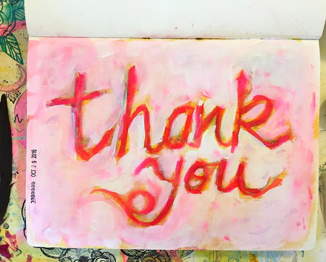 Daily Art Journaling ~ Day 129 A very arty and painterly thank you for all the birthday wishes today  Thank you!!