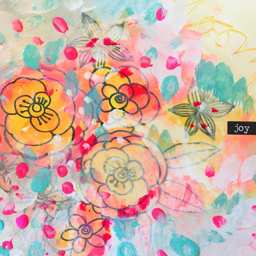 Daily Art Journaling ~ Day 131 joy