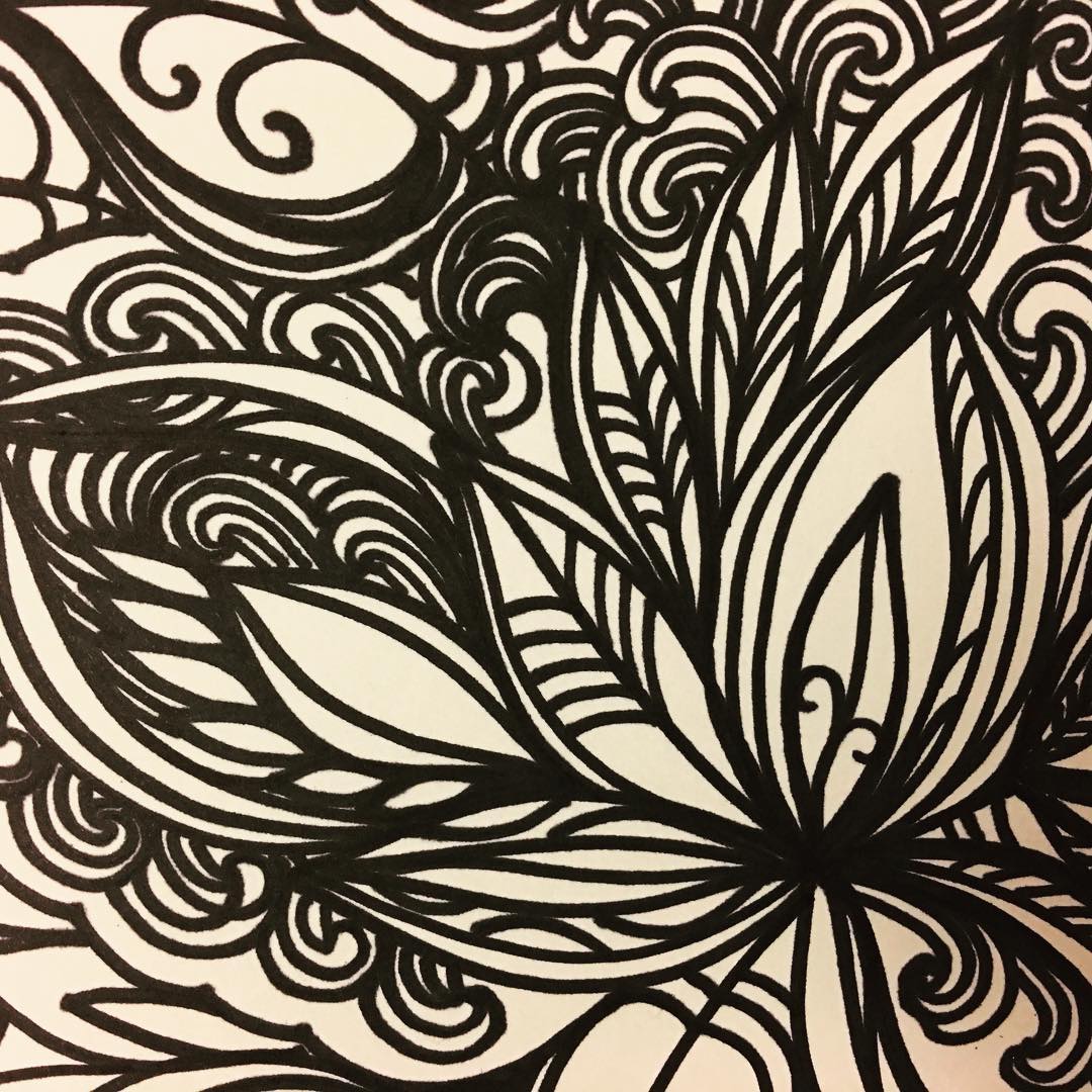 Daily Art Journaling ~ Day 132 Back to some pattern play in my art journal today!
