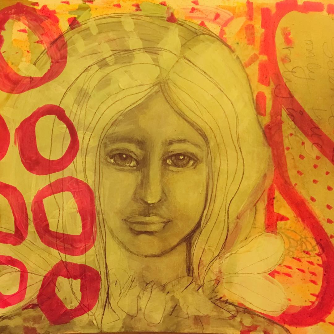 Daily Art Journaling ~ Day 143 Silence is the only true religion