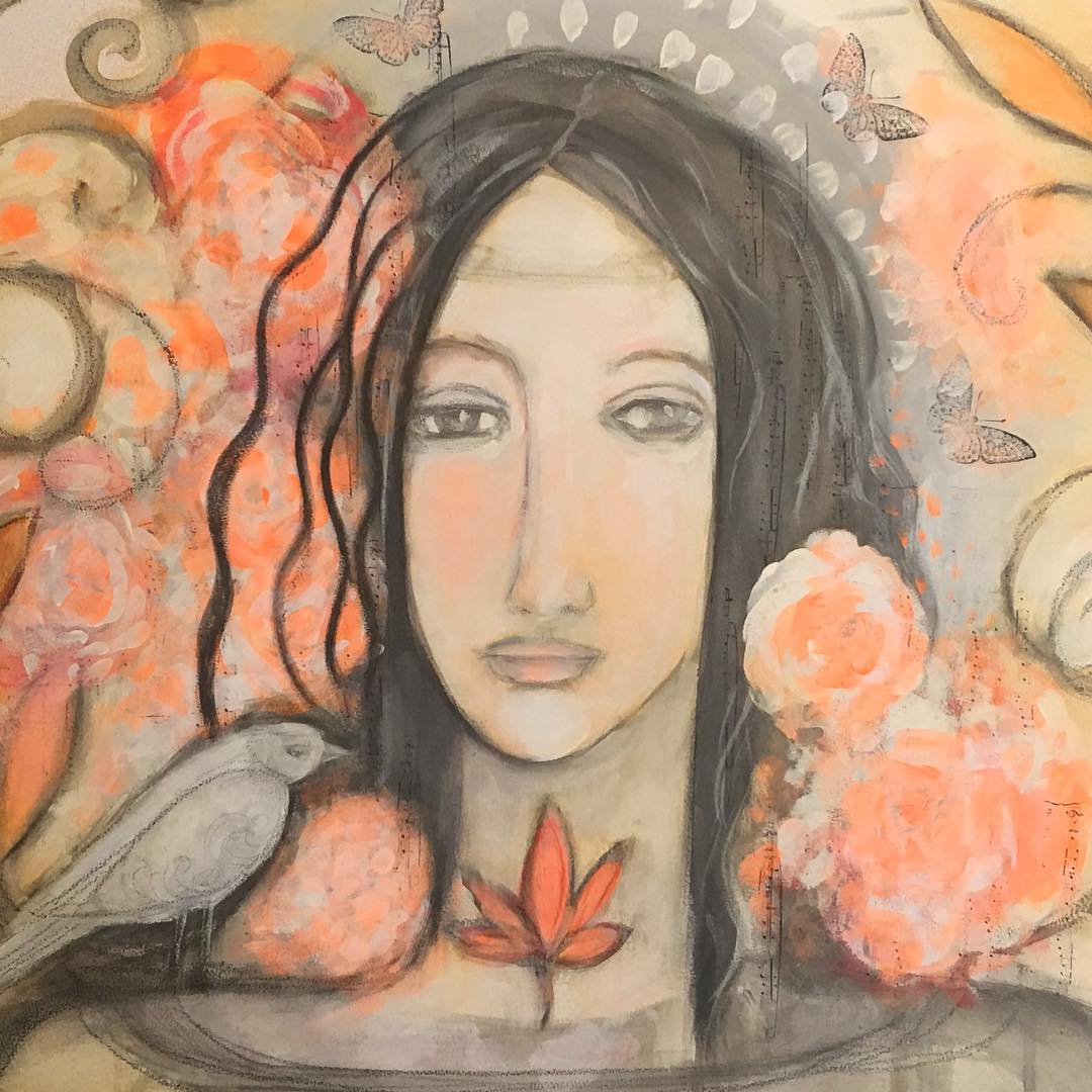 Daily Art Journaling ~ Day 145 Stillness