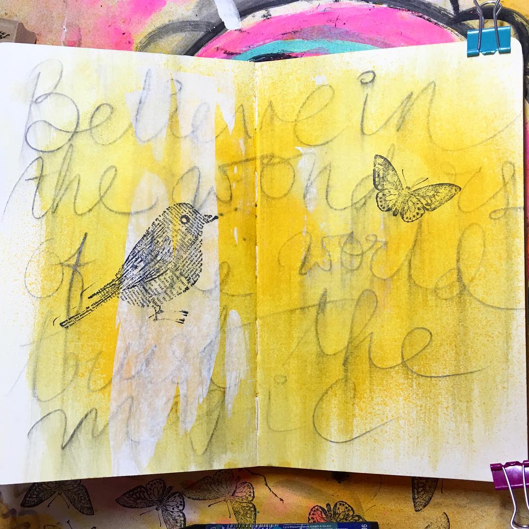 Daily Art Journaling ~ Day 177

Believe...Trust....Magic