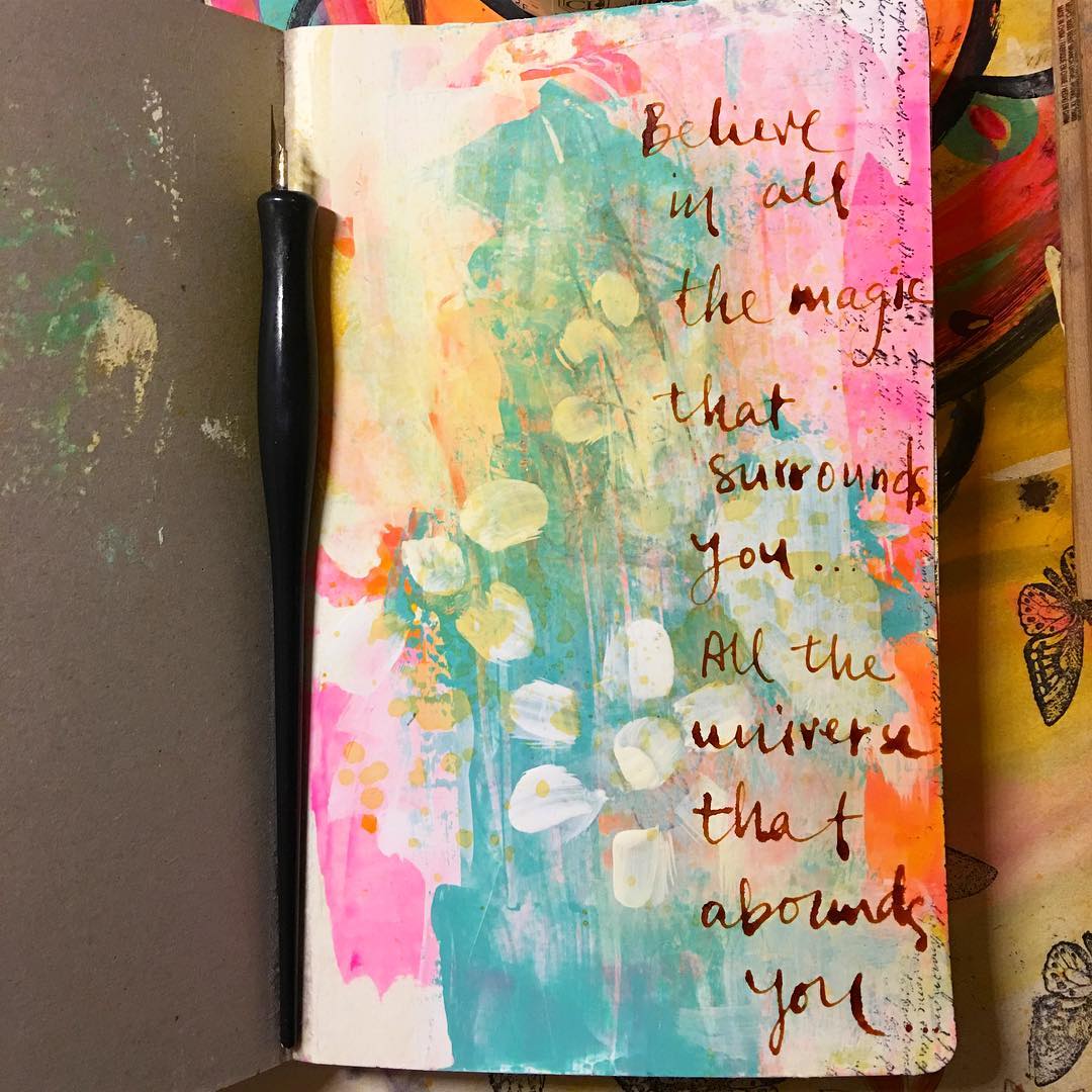 Daily Art Journaling ~ Day 182
Believe