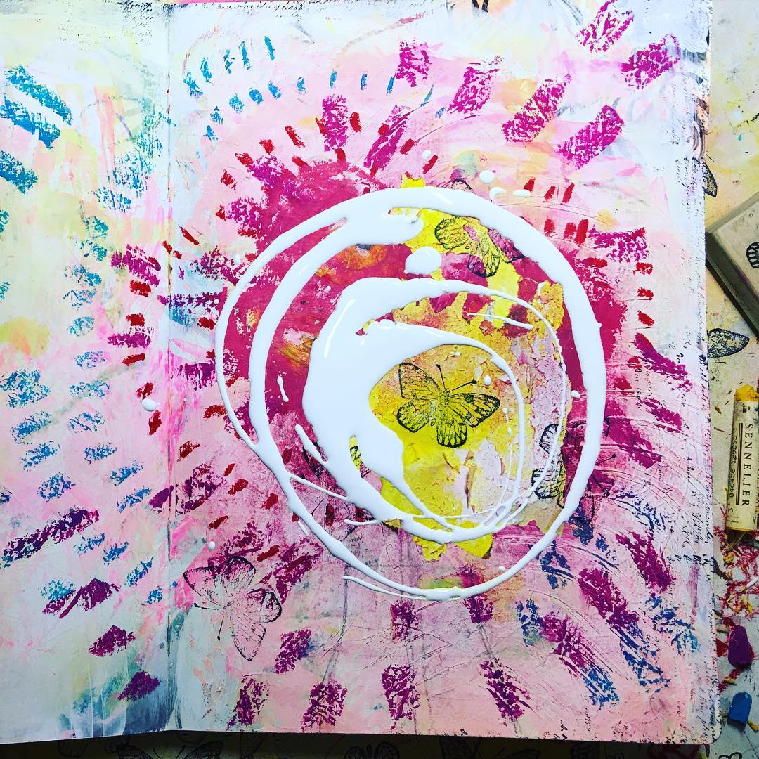 Daily Art Journaling ~ Day 185