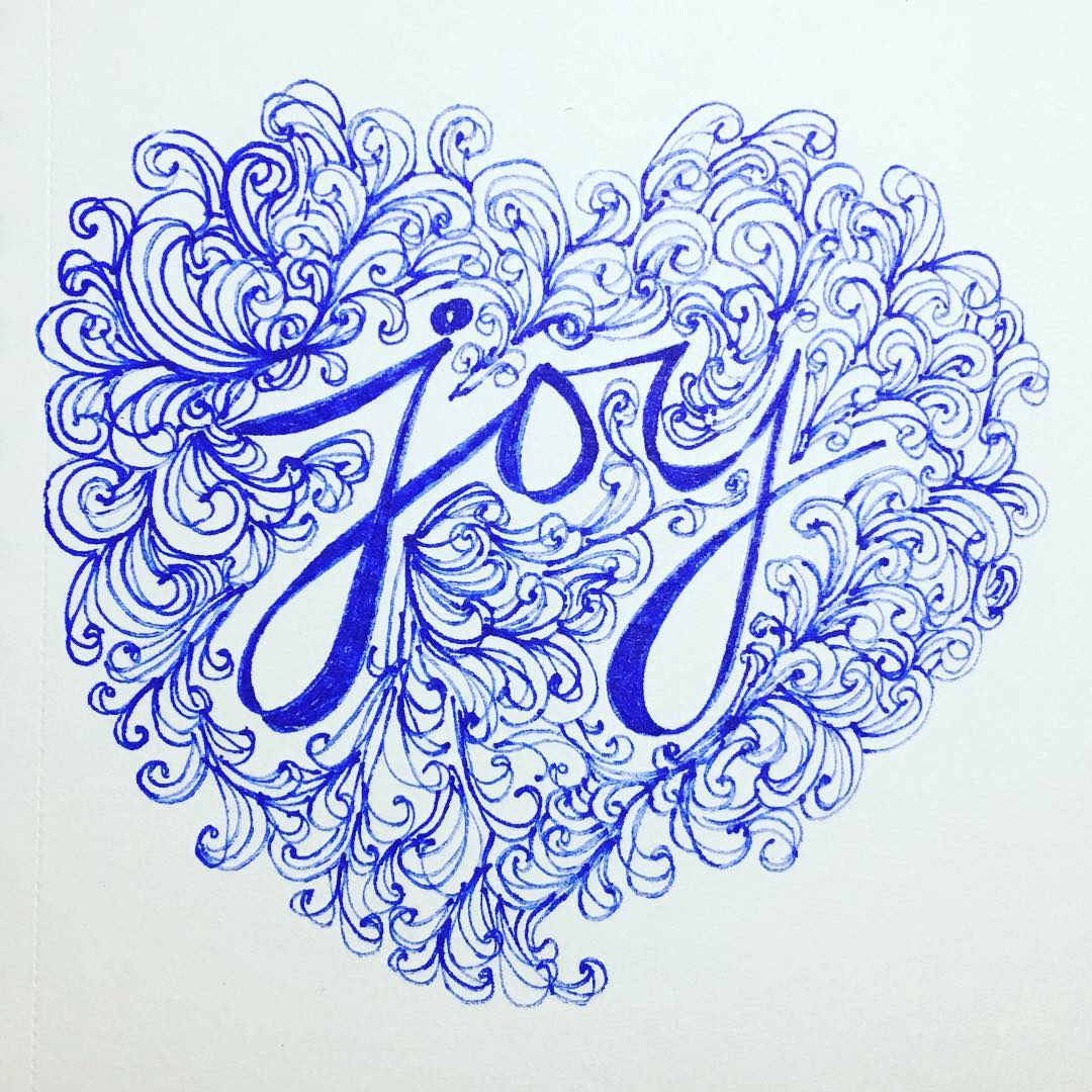 Daily Art Journaling ~ Day 186 Joy
