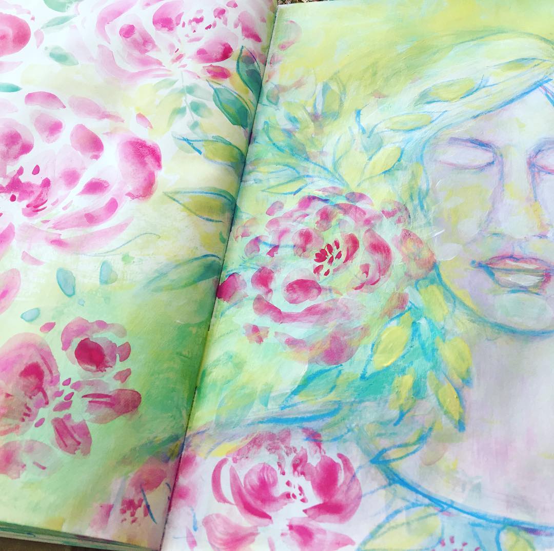 Daily Art Journaling ~ Day 258 Breathe Easy…