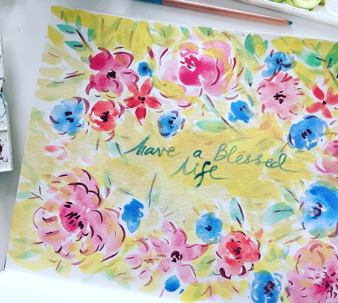 Daily Art Journaling ~ Day 280 Have a blessed life!