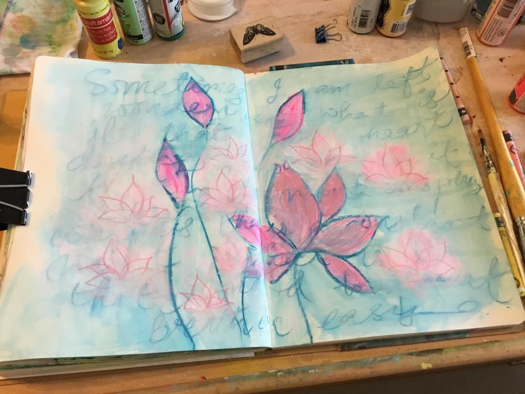 Daily Art Journaling ~ Day 310
Sometimes I am left wondering what is it that my heart desires...
What is it that my mind conspires...
Why is there a constant want...What is it that I want to flaunt... Breathe Easy...