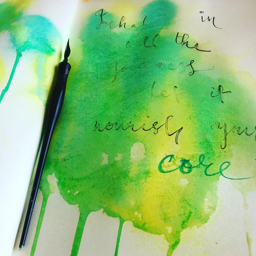 Daily Art Journaling ~ Day 316 Inhale…