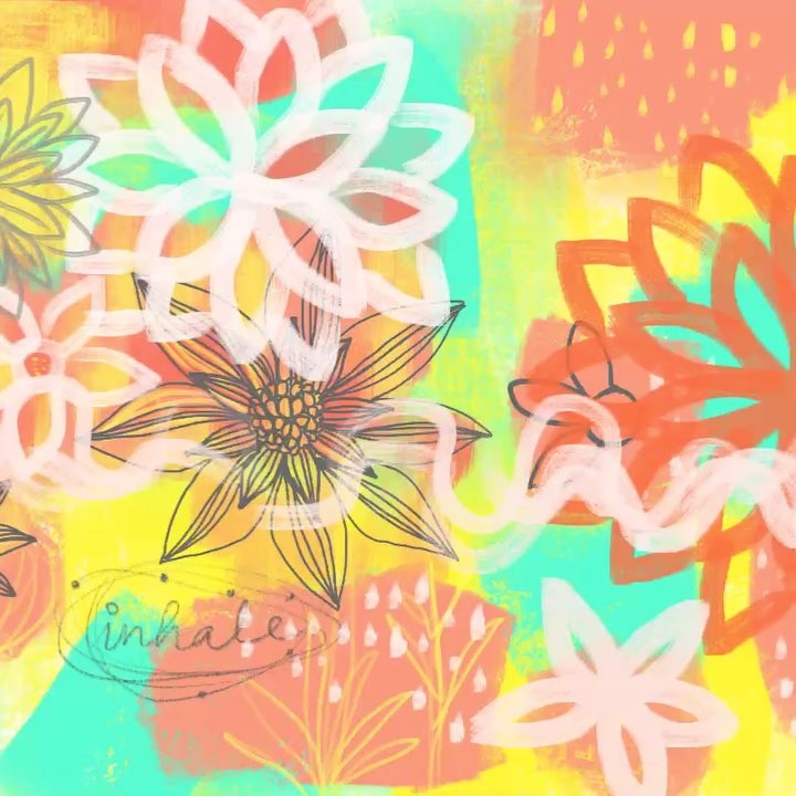 Daily Art Journaling ~ Day 320 Inhale…