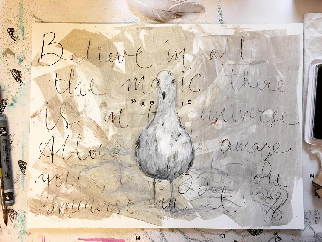 Daily art journaling ~ Day 41