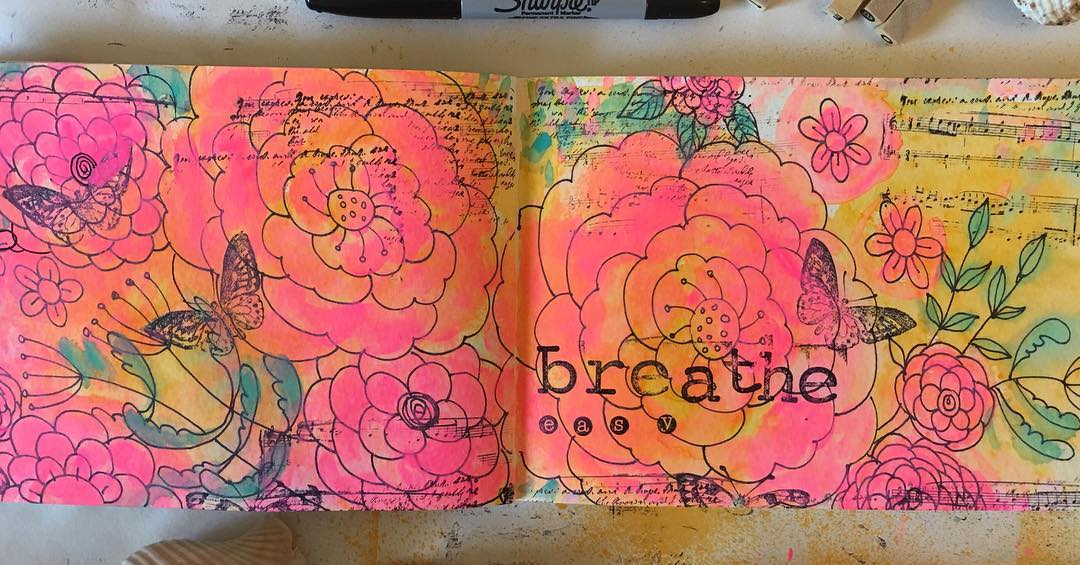 Daily Art Journaling ~ Day 51
Breathe Easy