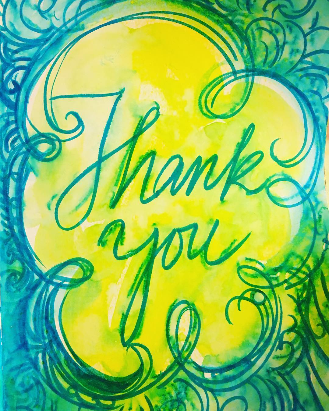 Daily Art Journaling ~ Day 88 Thank you!