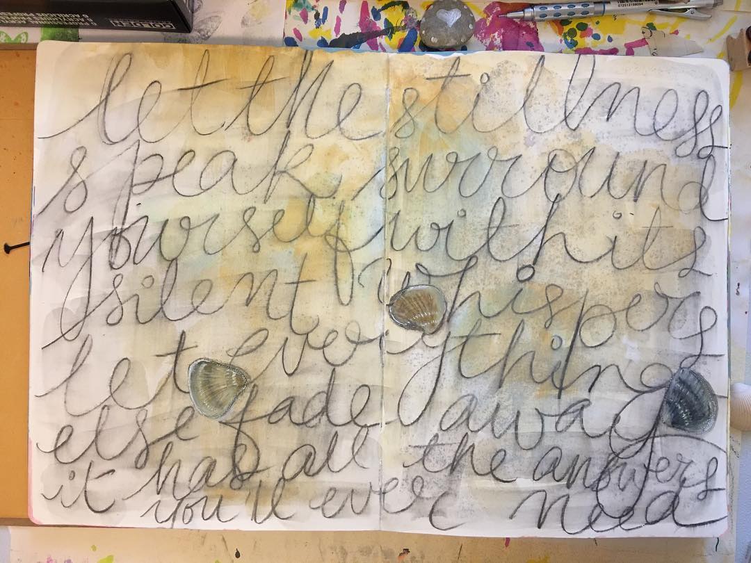 Daily Journal…Day 11 let the stillness speak…