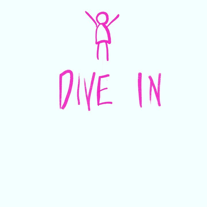 DIVE IN = DIVINE, all it takes to get to the state of divineness, a feeling of being one with the divine within, is to simply dive right in...
Animation Courtsey: @tejjas_kaul