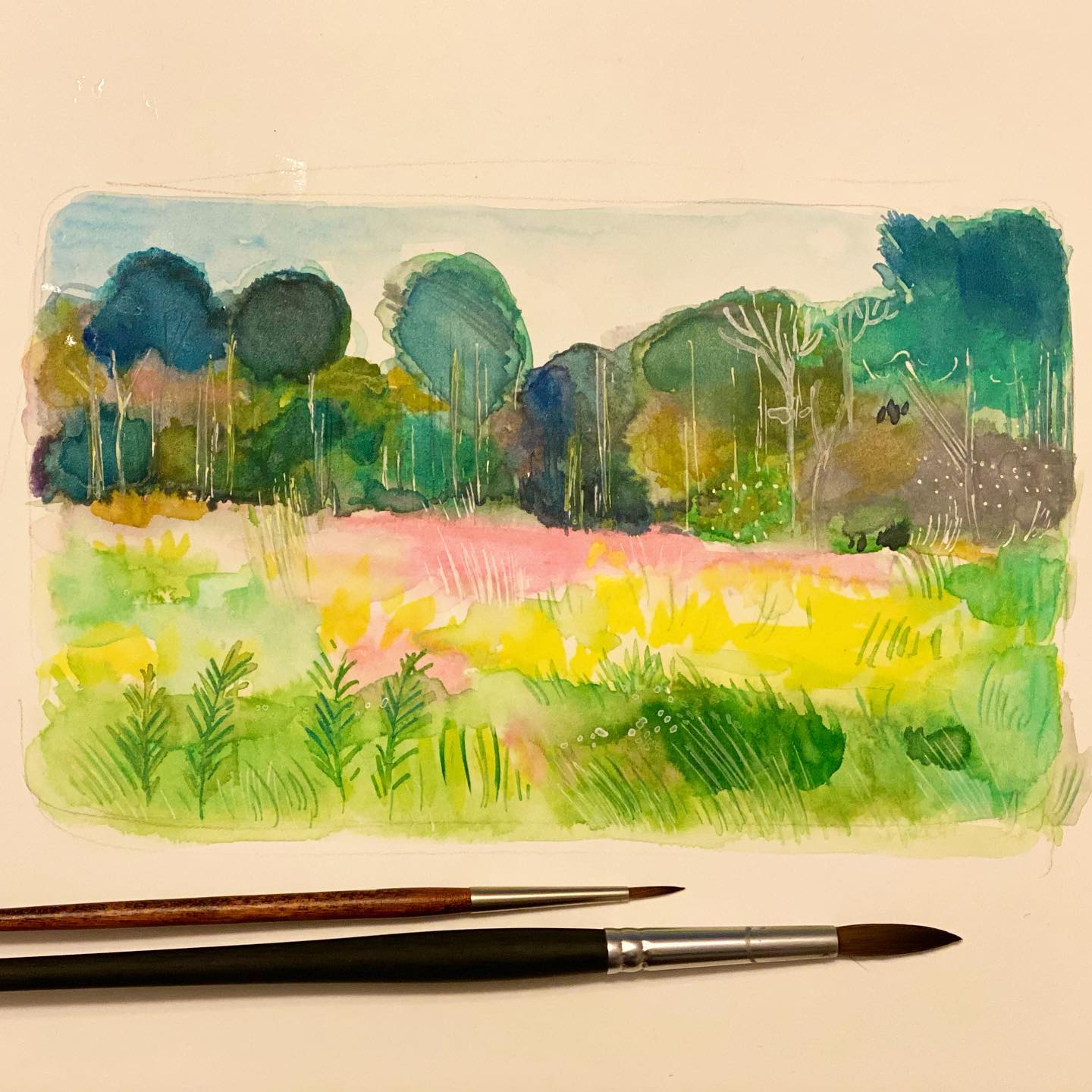 Dreamy landscape! It was a beautiful autumn evening sometime last year. This spot seemed like a fairytale and completely mesmerized me!
