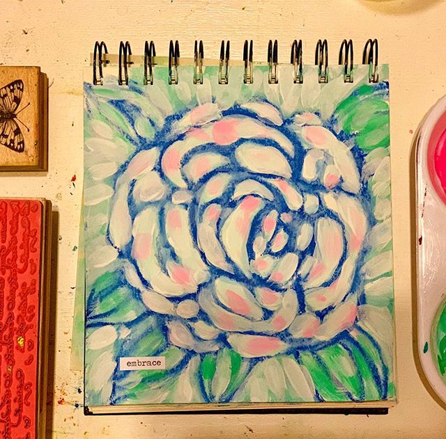 Embrace…all that the universe conspires…all that the soul aspires… #embrace #artjournalpage #artjournaling