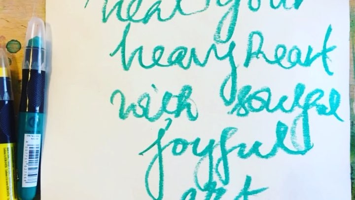 Heal your heavy heart With soulful joyful art…