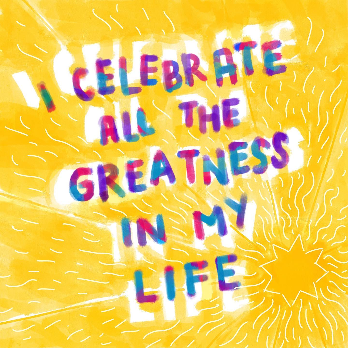 I celebrate all the greatness in my life. Start and end your day with a prayer that celebrates it all…