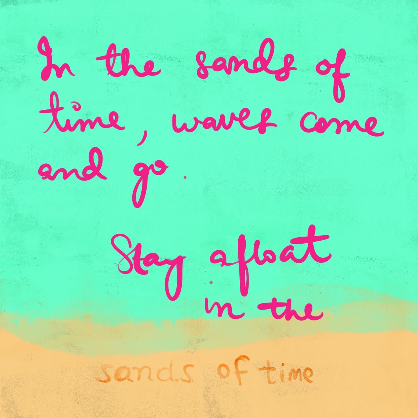 In the sands of time…