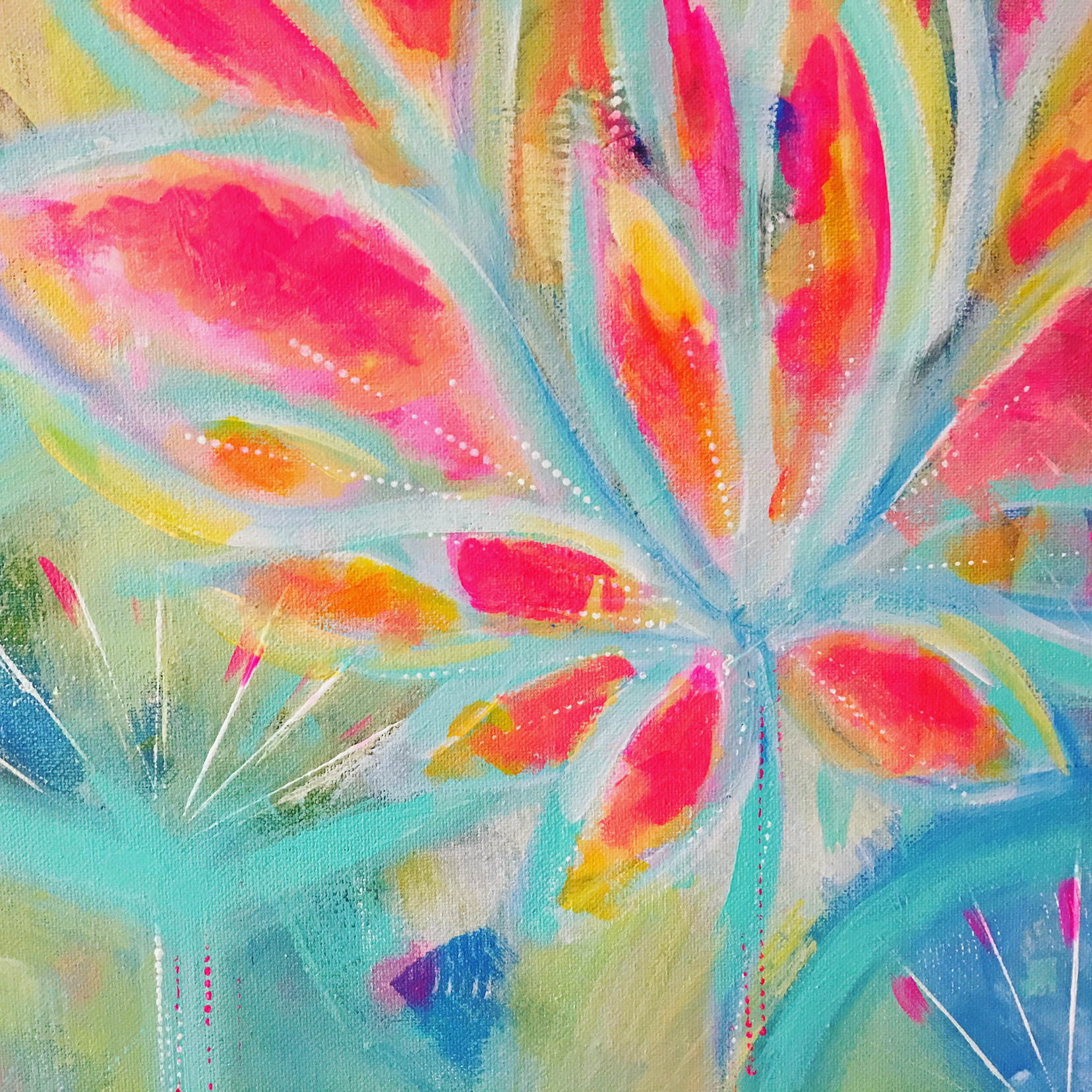 Intuitive painting…a wip Hope to complete it soon!