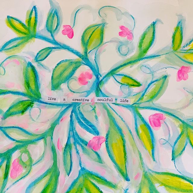 Live a creative soulful life! #creativelife #soulfullife #artjournaling