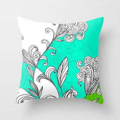 Nature throw pillows on society6 https://society6.com/cheenakaul