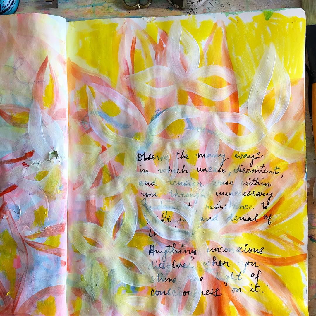 Observe the many ways in which unease, discontent and tension arise within you through unnecessary judgment, resistance to what is and denial of the Now. Anything unconscious dissolves when you shine the light of consciousness on it. @eckhart.tolle @eckharttolle