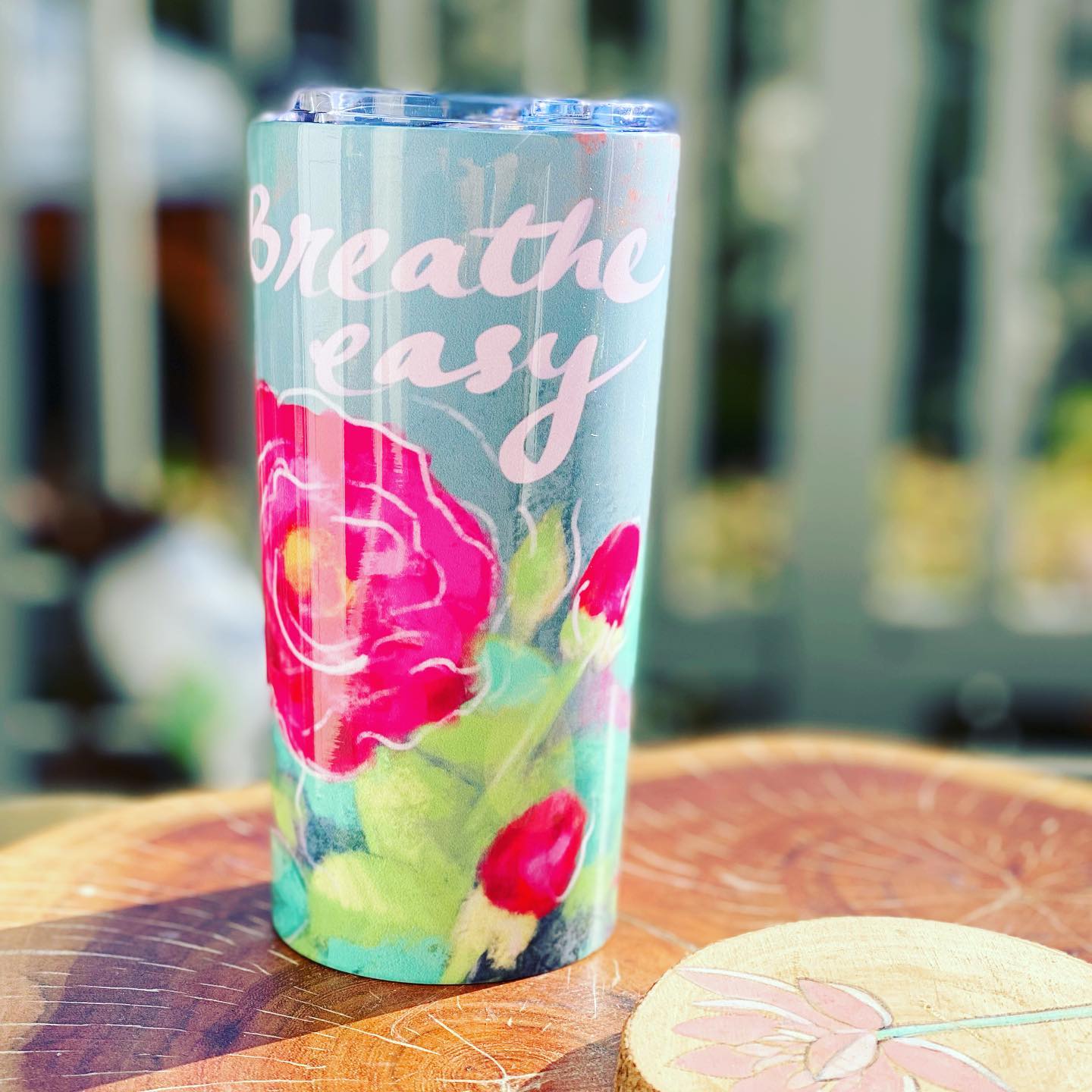 Our energy level often determines how we think and feel and vise versa! The easiest way to turn it around is by keeping a close watch on it and, to know when it calls for attention. Breathe easy. Up your energy levels.  Available at https://society6.com/cheenakaul