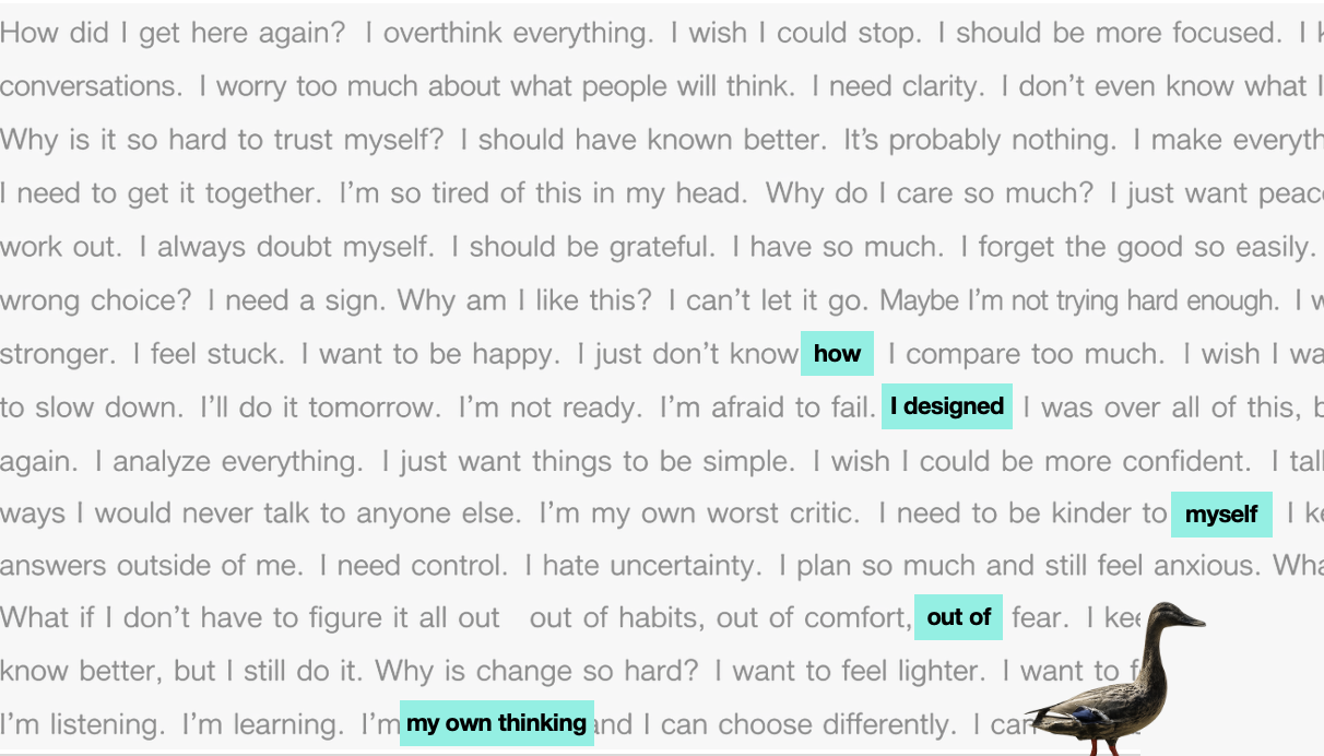 What is your mind designing right now?