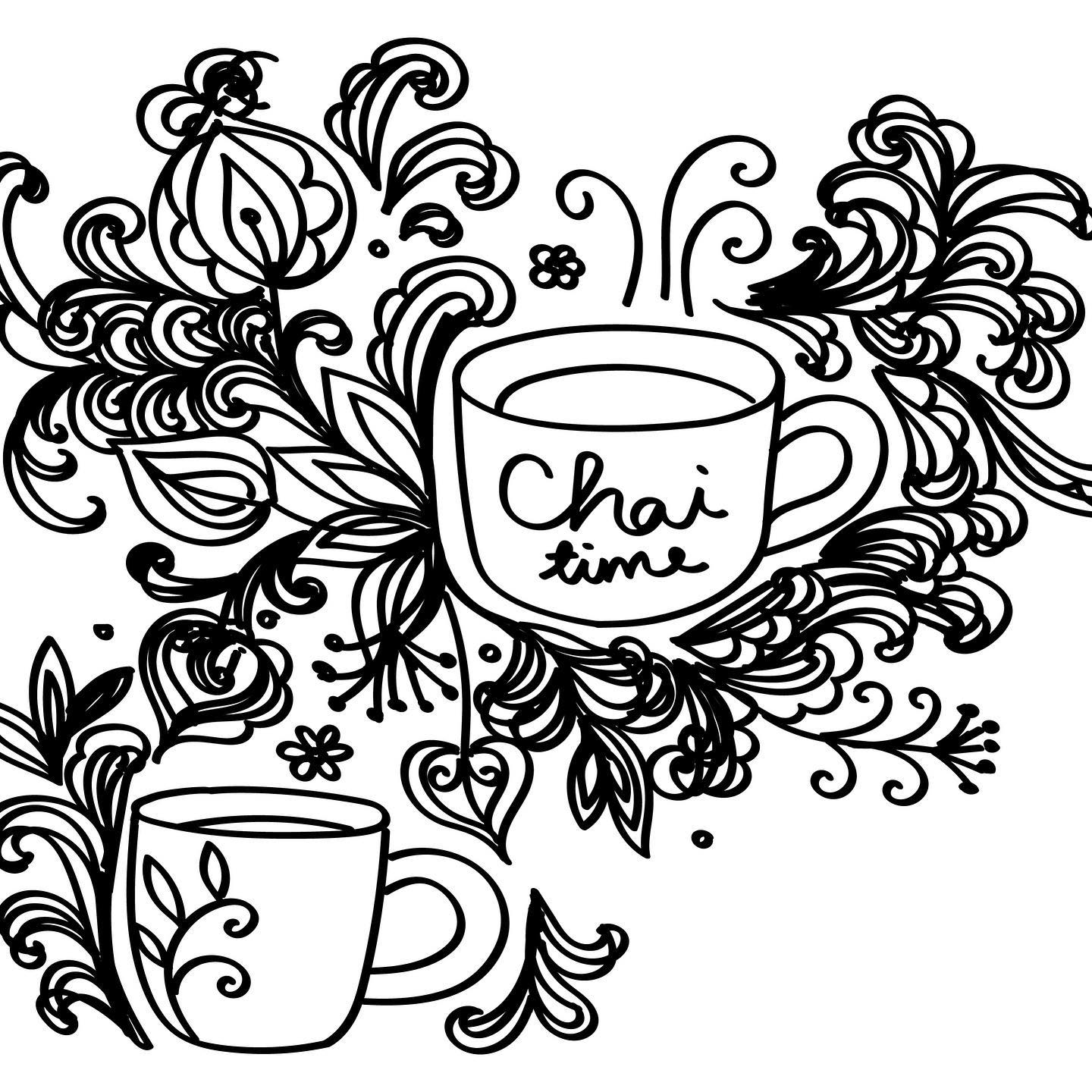 Remember to fill your cup with joy! Chai time is a good time to reset. To replenish. To fill your cup.