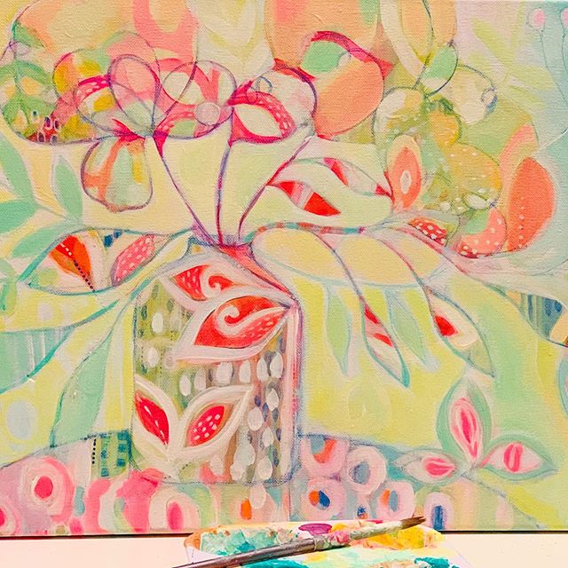 Should I call it done?! Sometimes it’s hard to put the brush down and call it done!