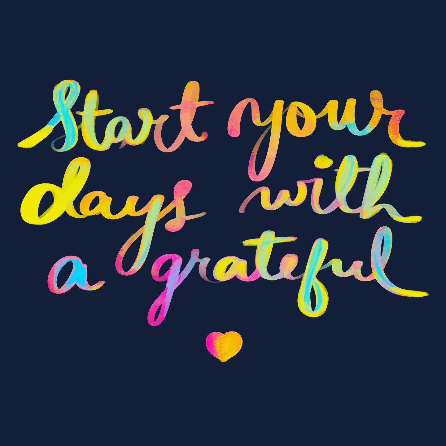 Starting the day with a grateful heart ensures that whatever direction your day might take, you’ll know how to navigate through it all, be willing to make changes, and take action where required. A grateful heart is a happy heart, after all. A happy heart will continually circulate happiness into your entire body. You will radiate with it, and everyone you meet will absorb it too.