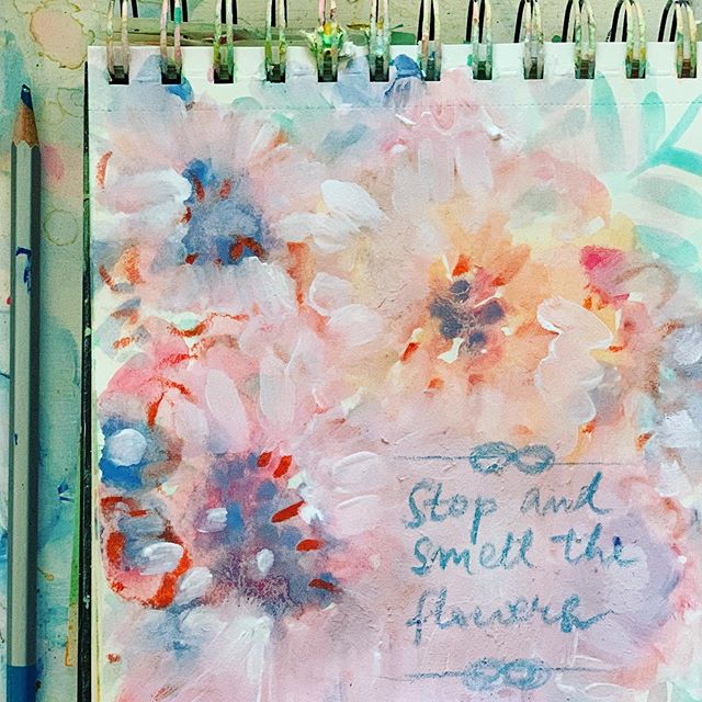 Stop and smell the flowers… Stop and inhale the goodness… and be rooted in being…