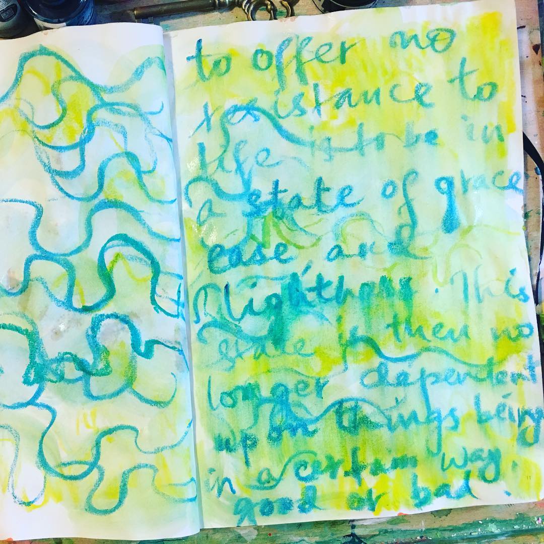 To offer no resistance to Life is to be in a state of grace, ease and lightness. This state is then no longer dependent upon things being in a certain way, good or bad...
@eckharttolle