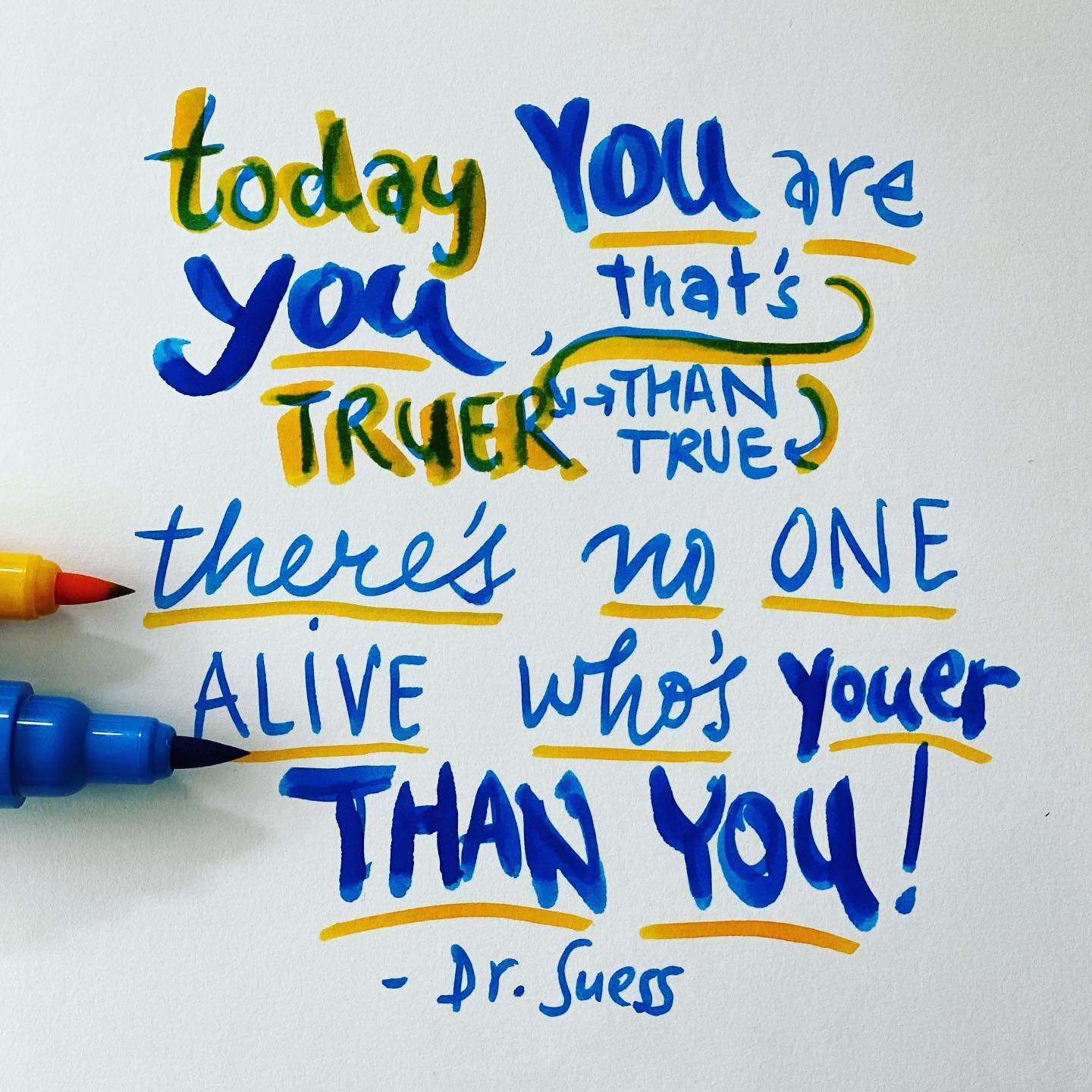 "Today you are You, that is truer than true. There is no one alive who is Youer than You."

Remembering Dr. Seuss on his B'day!!