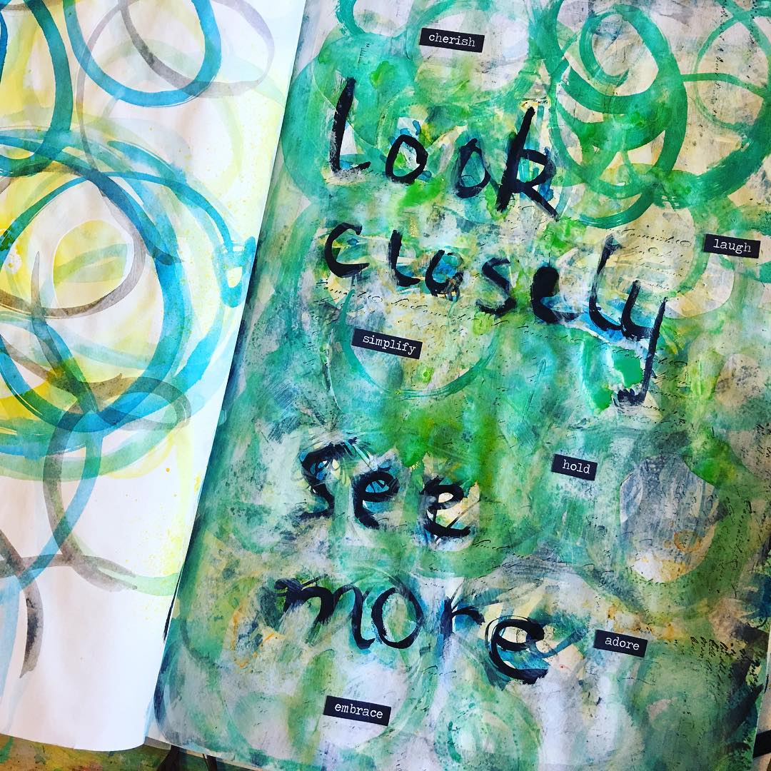 Today… Look closely…see more… While listening to the audio book Heart of the Soul, this sort of stuck in my head and I have been pondering on it since. Taking it as my Mantra for now…