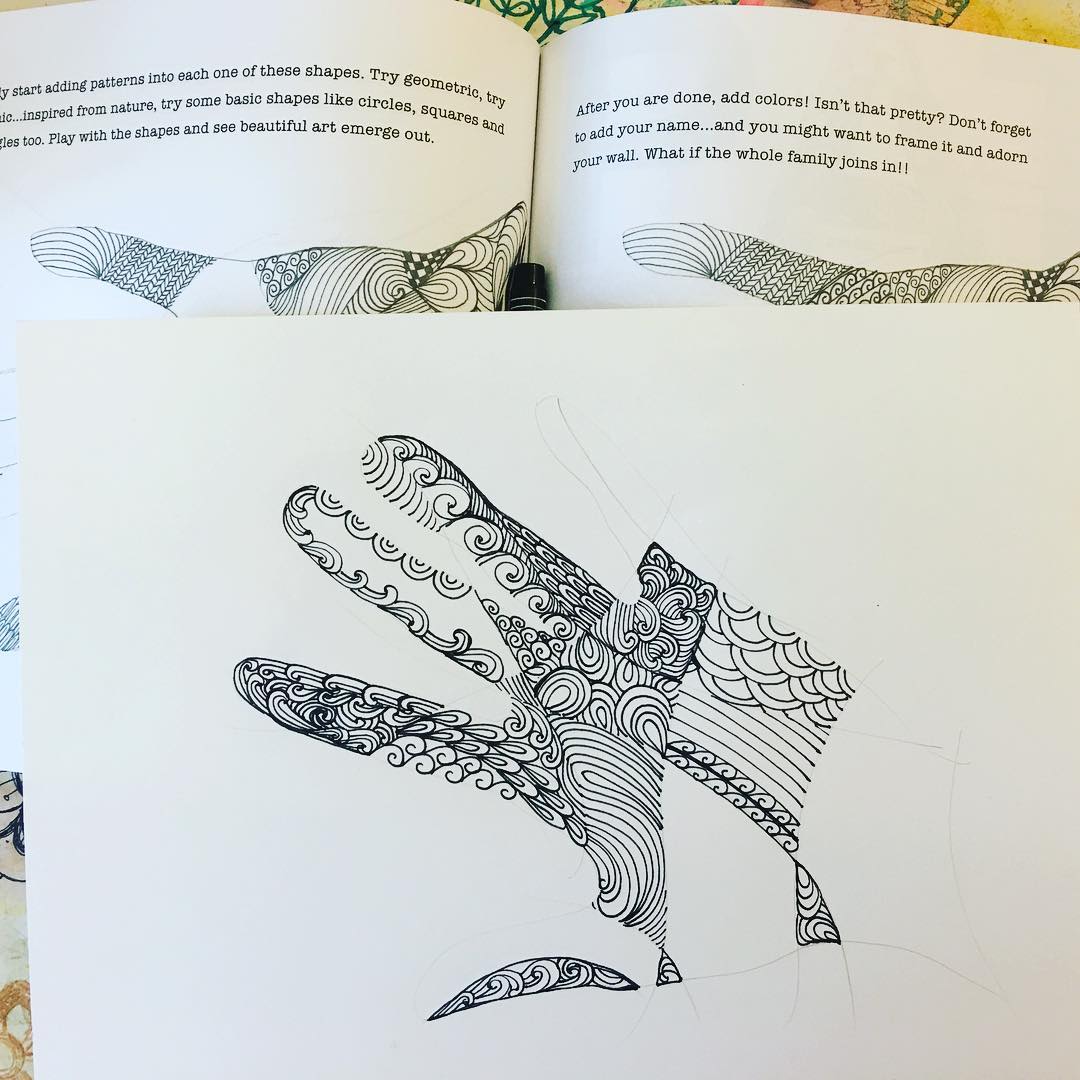 Today’s inktober practice is from my book Joy to the world!