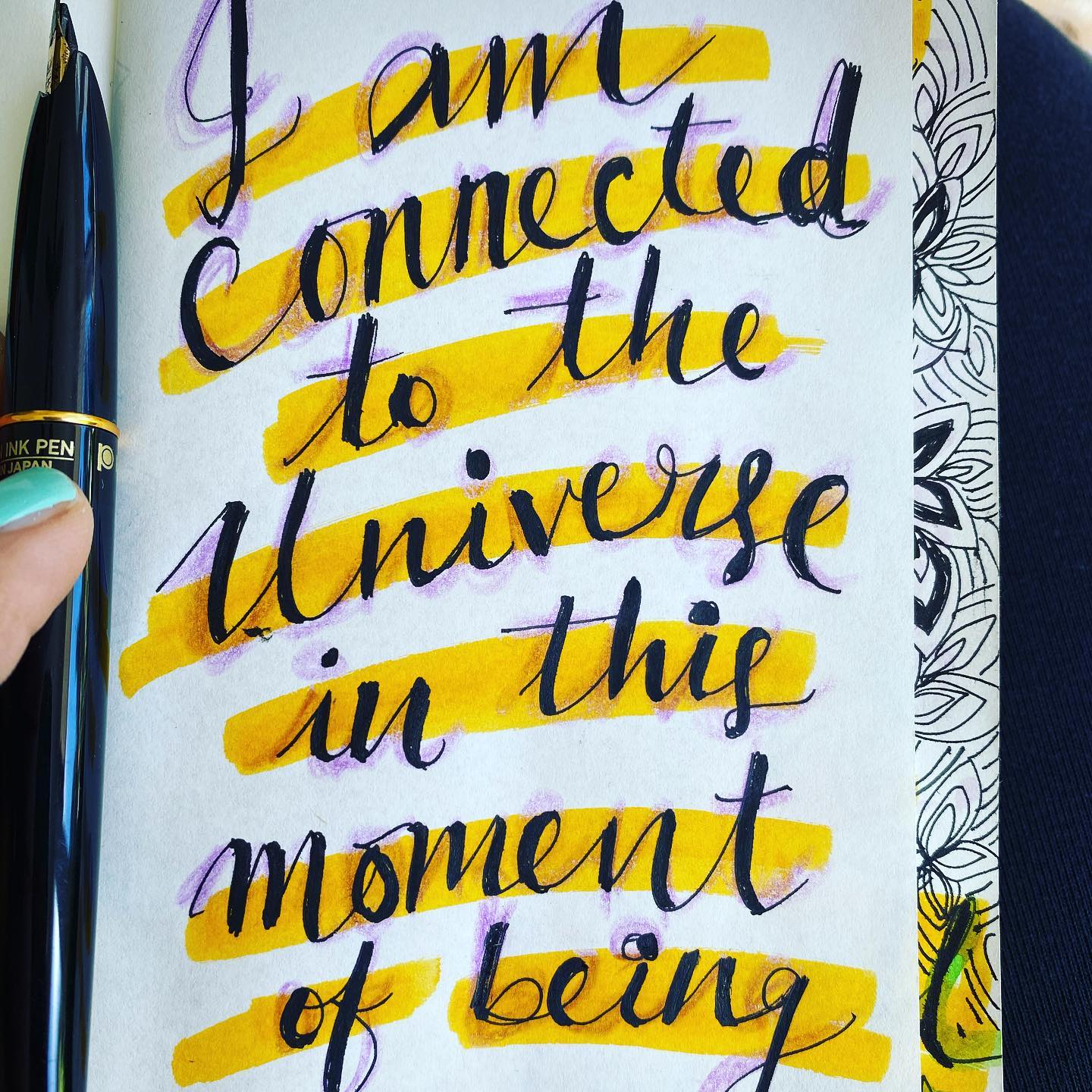 When you feel like a part of the whole, you feel connected to it all. Like the trees, the birds and the flowers you feel one with nature. 

Being. Connected. In the moment.