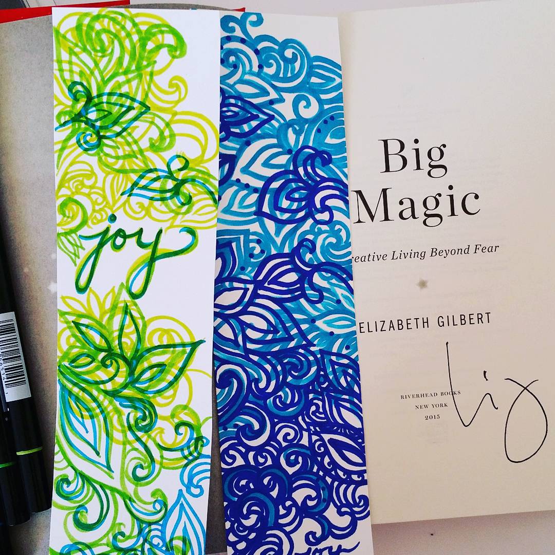 Whenever I sit down to read…I end up doodling up bookmarks!! No wonder I can barely catch up on my reading!!