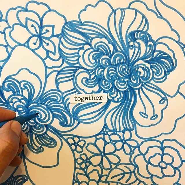 While we all weather our inner turmoils, our inner ebbs and flows there are some fighting the outer right now. Hope we could collectively survive this…the outer as well as the inner… #florence #floraldoodles #artjournaling
